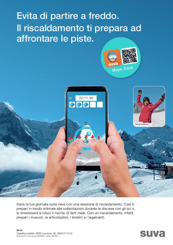 Il riscaldamento ti prepara ad affrontare le piste