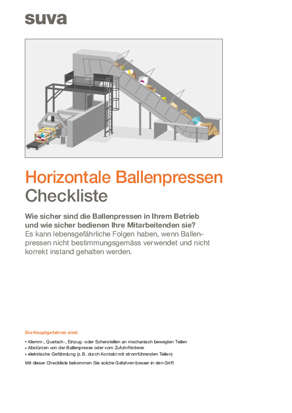 Horizontale Ballenpressen