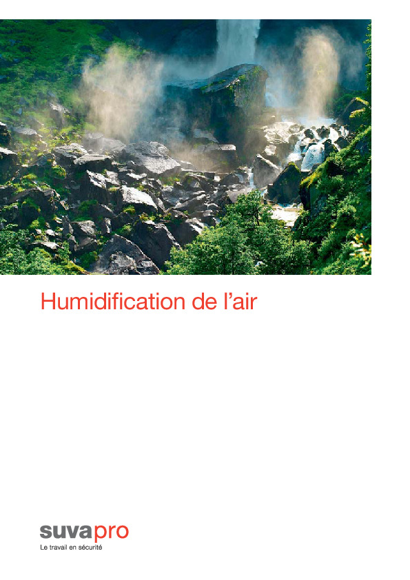 Humidification: prévenir le poumon des humidificateurs
