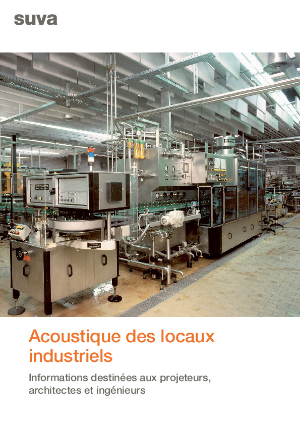 Brochure Acoustique des locaux industriels: principes & solutions