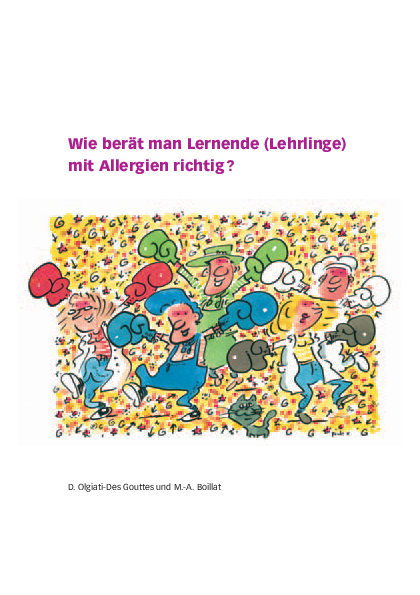 Broschüre: Lernende mit Allergierisiken richtig beraten