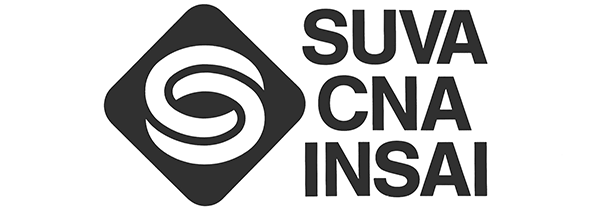 Suva Logo in den drei Landessprachen