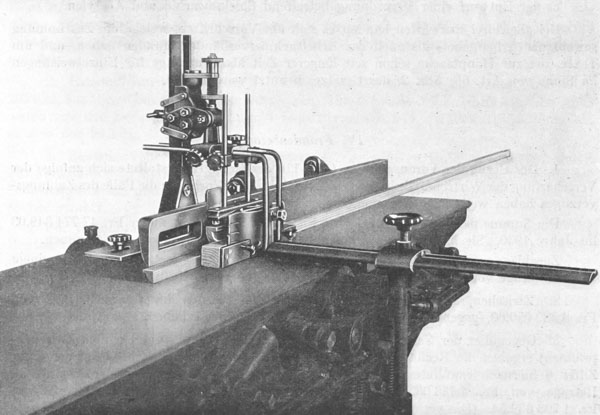 Dispositif de protection sur une machine à raboter, 1931