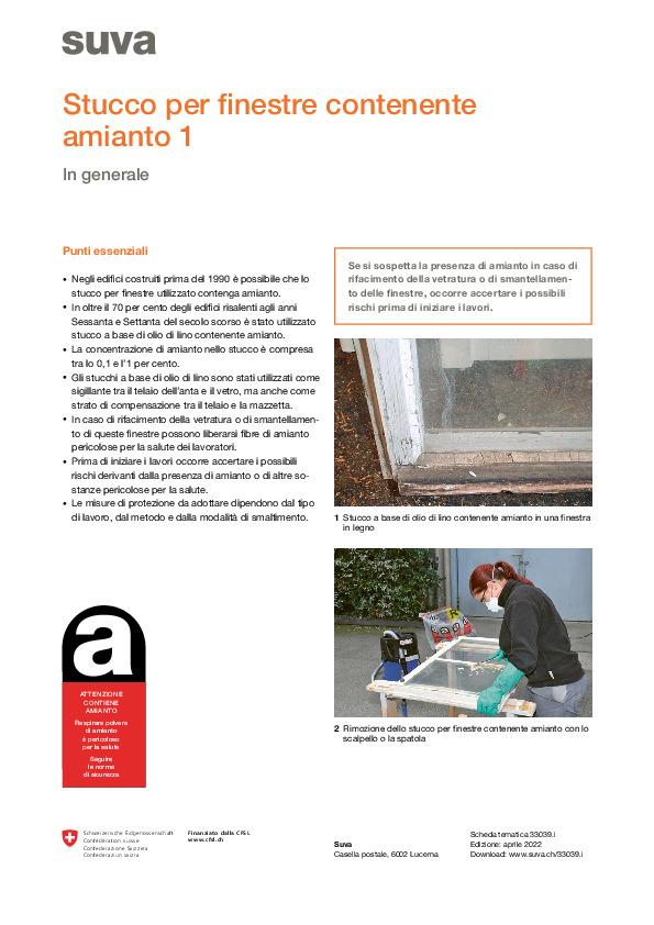 Come rimuovere lo stucco contenente amianto
