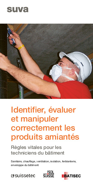 Brochure Règles vitales sur l’amiante: Technique du bâtiment