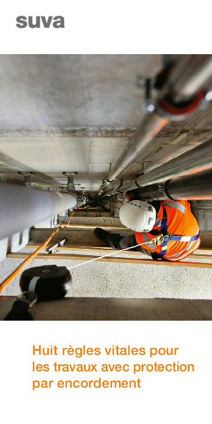 Dépliant Protection par encordement: huit règles vitales