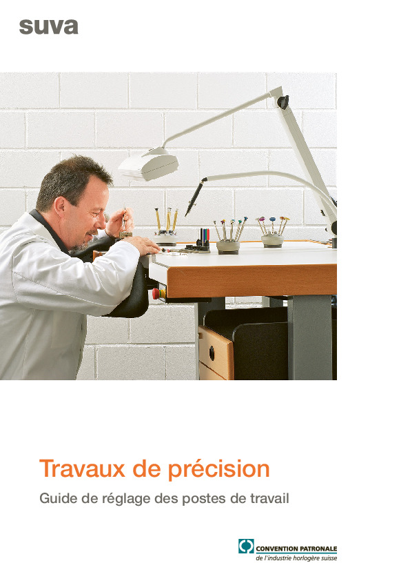 Ergonomie pour les métiers du travail de précision