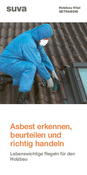 Broschüre: Lebenswichtige Regeln Asbest für den Holzbau