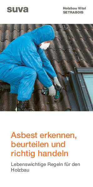 Broschüre: Lebenswichtige Regeln Asbest für den Holzbau