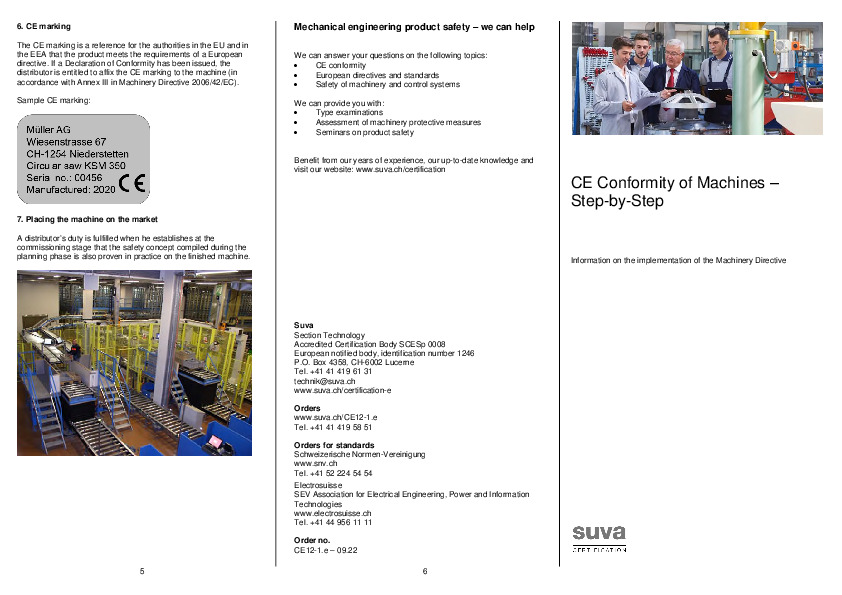 Building machinery with CE markings – guidelines