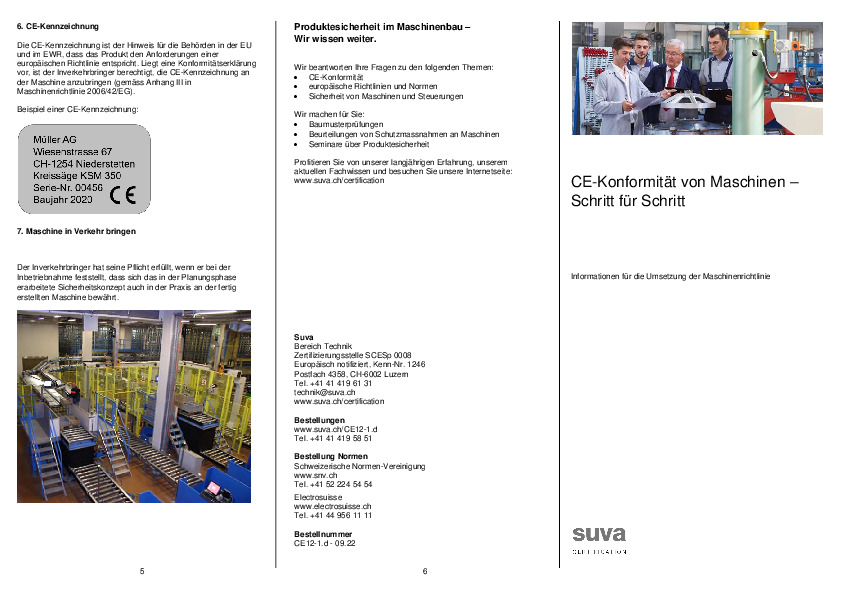 Maschinen mit CE-Kennzeichnung bauen – Leitfaden