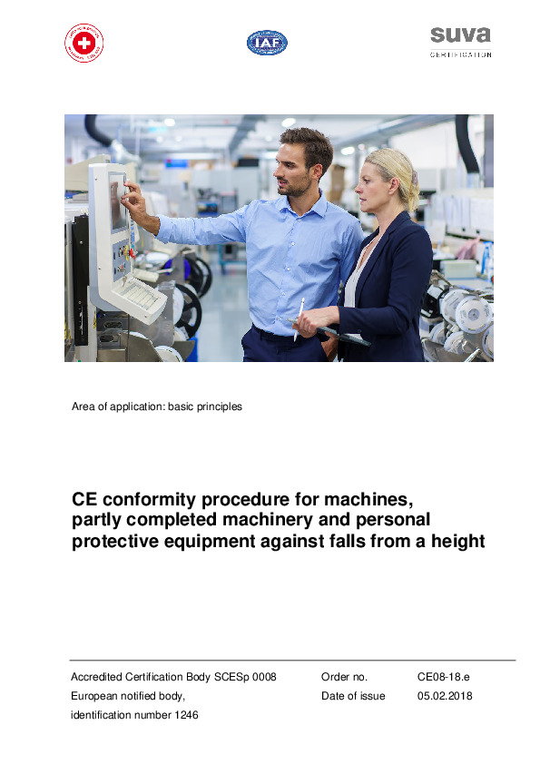 Achieving conformity for machinery or PPEFP