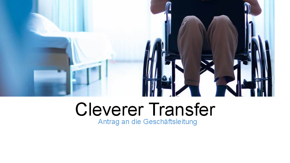 Cleverer Transfer: Projekt-Antrag stellen