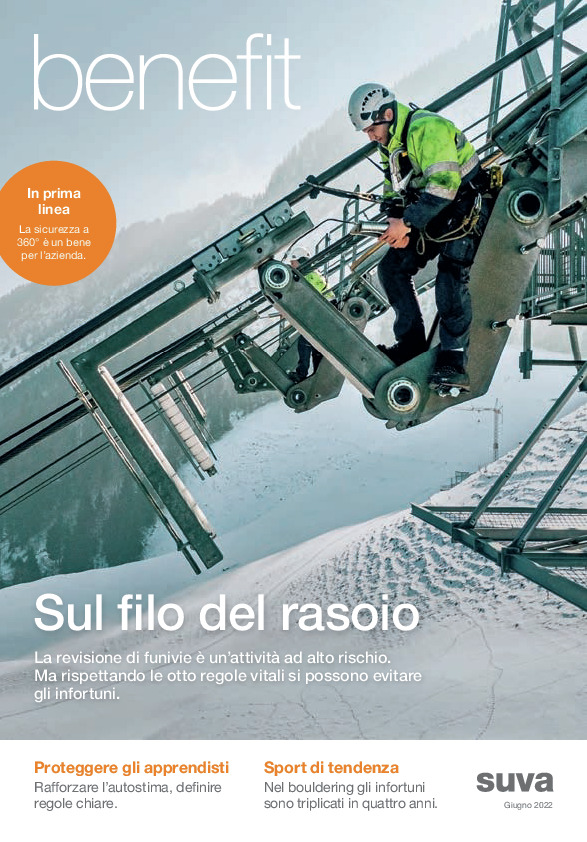 La rivista dei clienti della Suva «benefit»: edizione giugno 2022