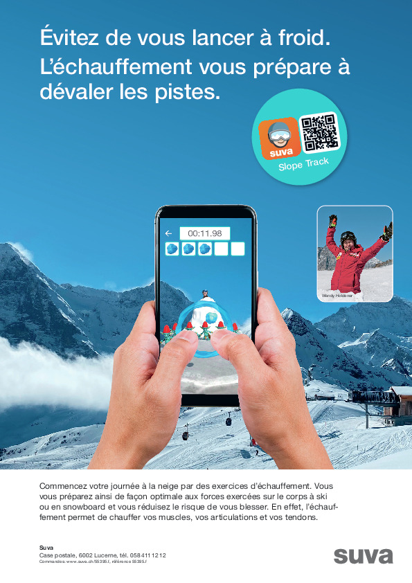 L’échauffement vous prépare à dévaler les pistes