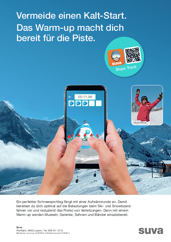 Das Warm-up macht dich bereit für die Piste