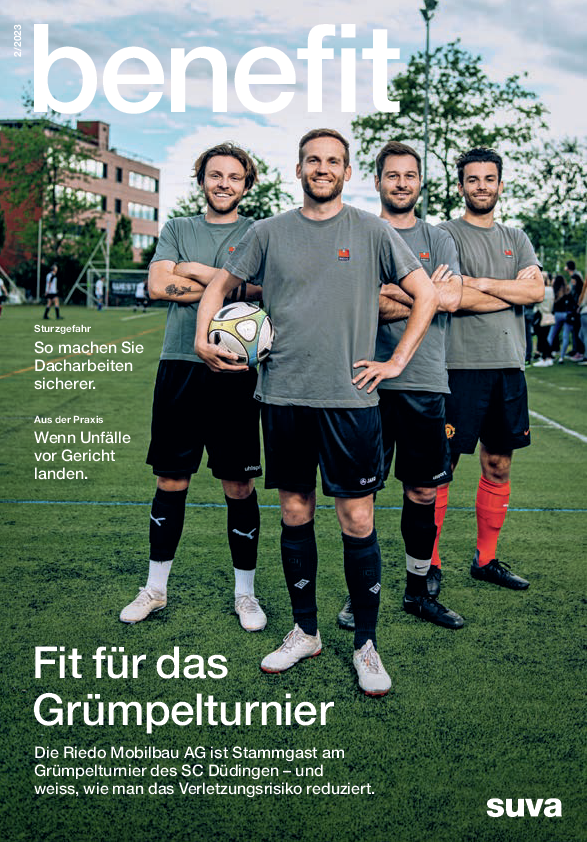 Benefit. Das Kundenmagazin der Suva 2 Ausgabe, Juni 2023