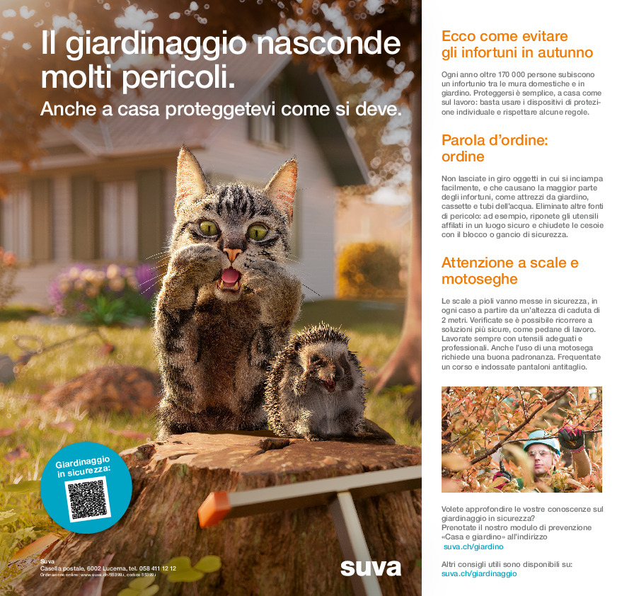 Sicurezza per il giardinaggio a casa