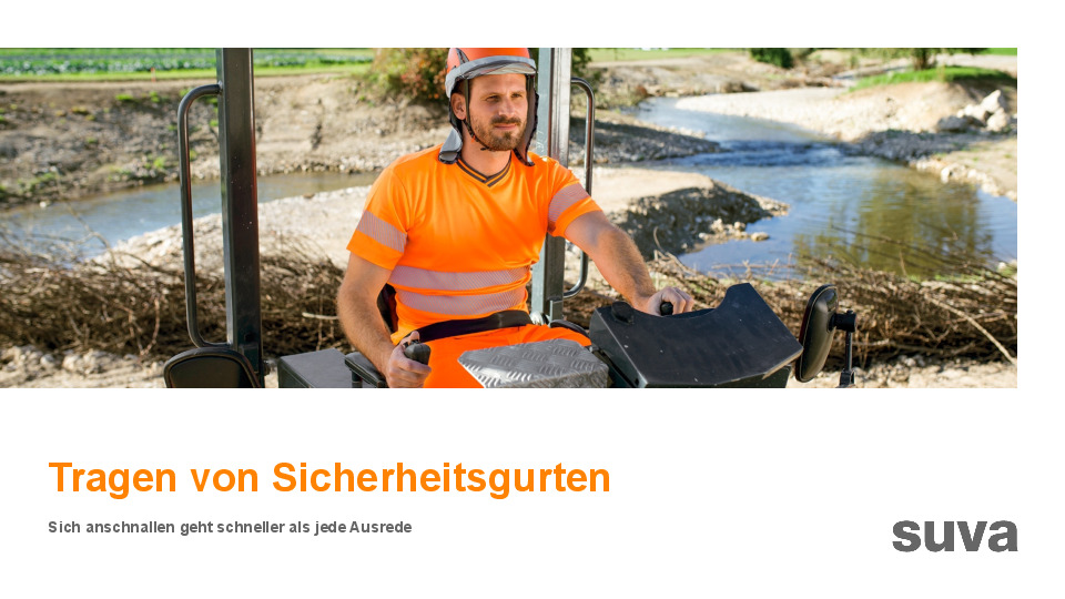 Präsentation: Sicherheitsgurte tragen
