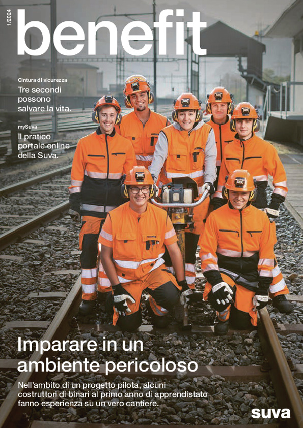 benefit, la rivista per i clienti della Suva: 2024, numero 1, marzo