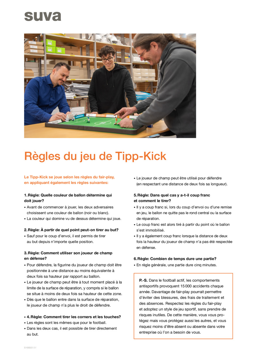 Fair-play au football: modèle pour les jeux de pronostics