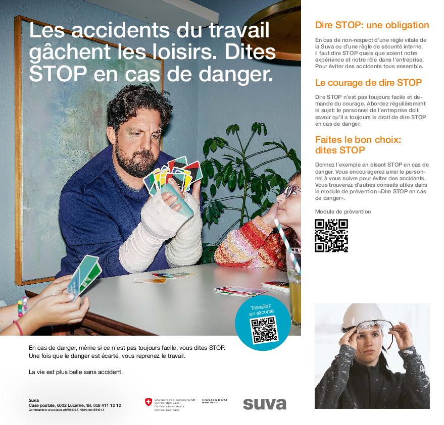 Dire STOP en cas de danger – Affichette