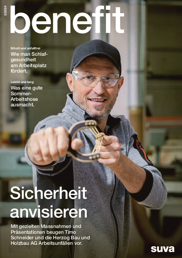 benefit, das Kundenmagazin der Suva: 2024, Ausgabe 2, Juni