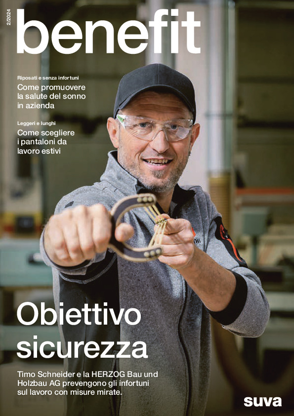 benefit, la rivista per i clienti della Suva: 2024, numero 2, giugno