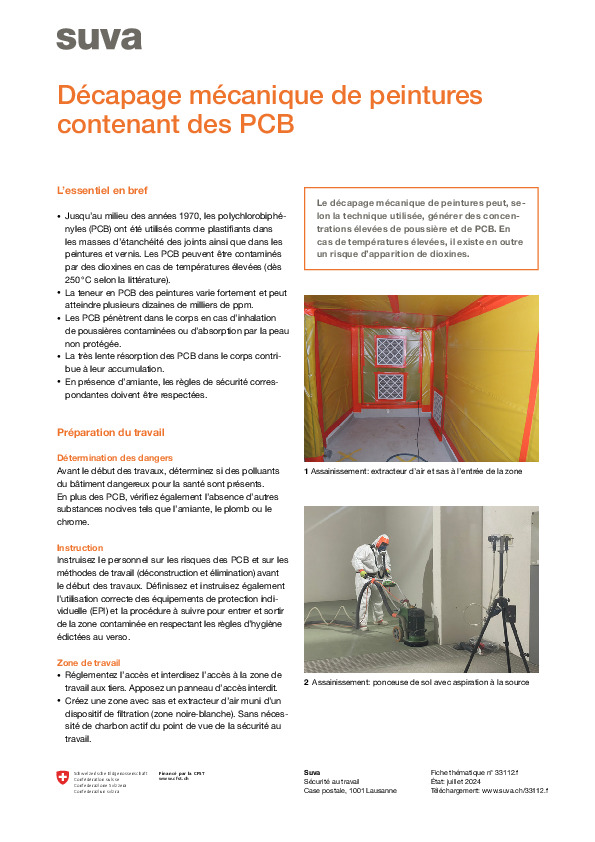 Attention lors du décapage mécanique des peintures aux PCB