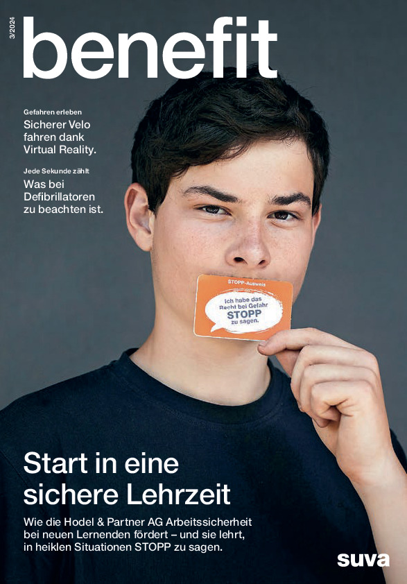 benefit, das Kundenmagazin der Suva: 2024, Ausgabe 3 September