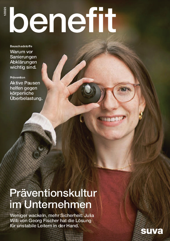 benefit, das Kundenmagazin der Suva: 2025, Ausgabe 1, März