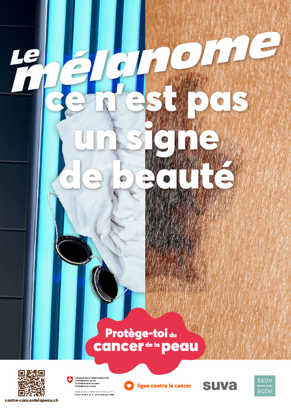 Affichettes sur la protection anti-UV – contre le cancer de la peau