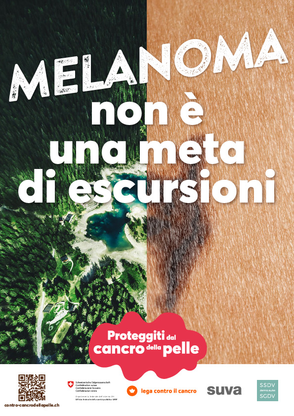 Manifestini protezione UV contro il melanoma