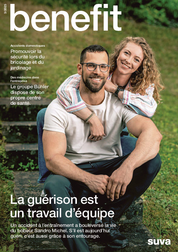 «benefit», le magazine des clients de la Suva, 3/2025