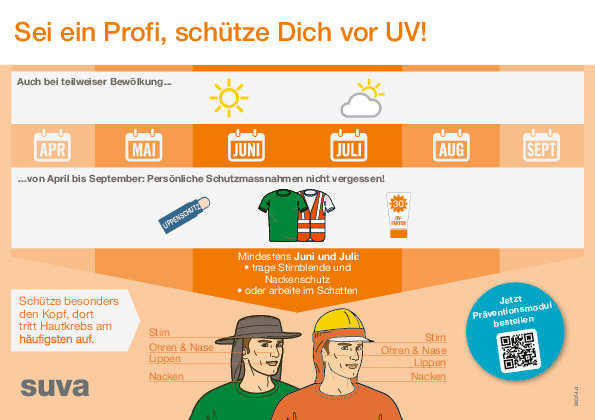 Sei ein Profi, schütze Dich vor UV!