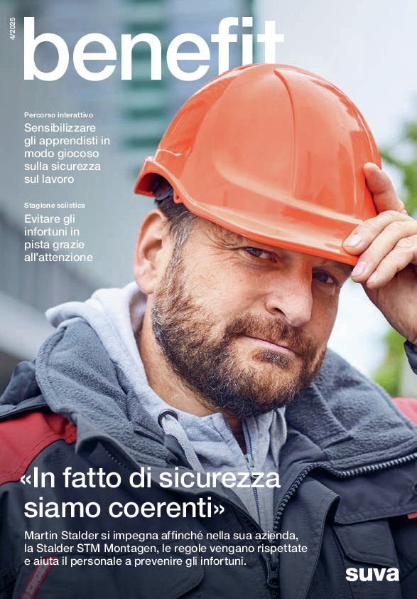 benefit, la rivista per i clienti della Suva, n. 4/2025