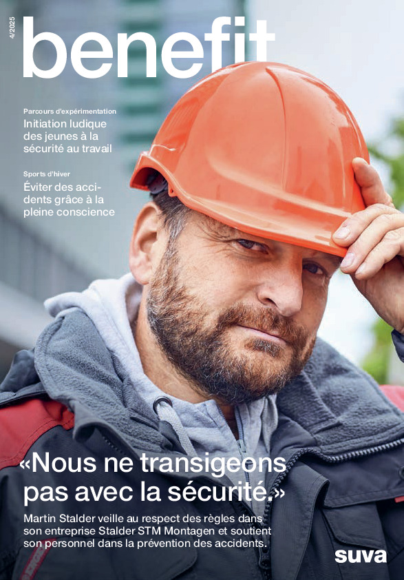 «benefit», le magazine des clients de la Suva, 4/2025