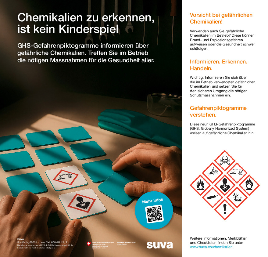 Gefährliche Chemikalien erkennen - Gefahrenpiktogramme