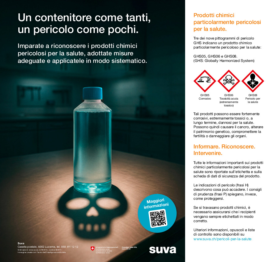 Riconoscere i prodotti chimici pericolosi per la salute
