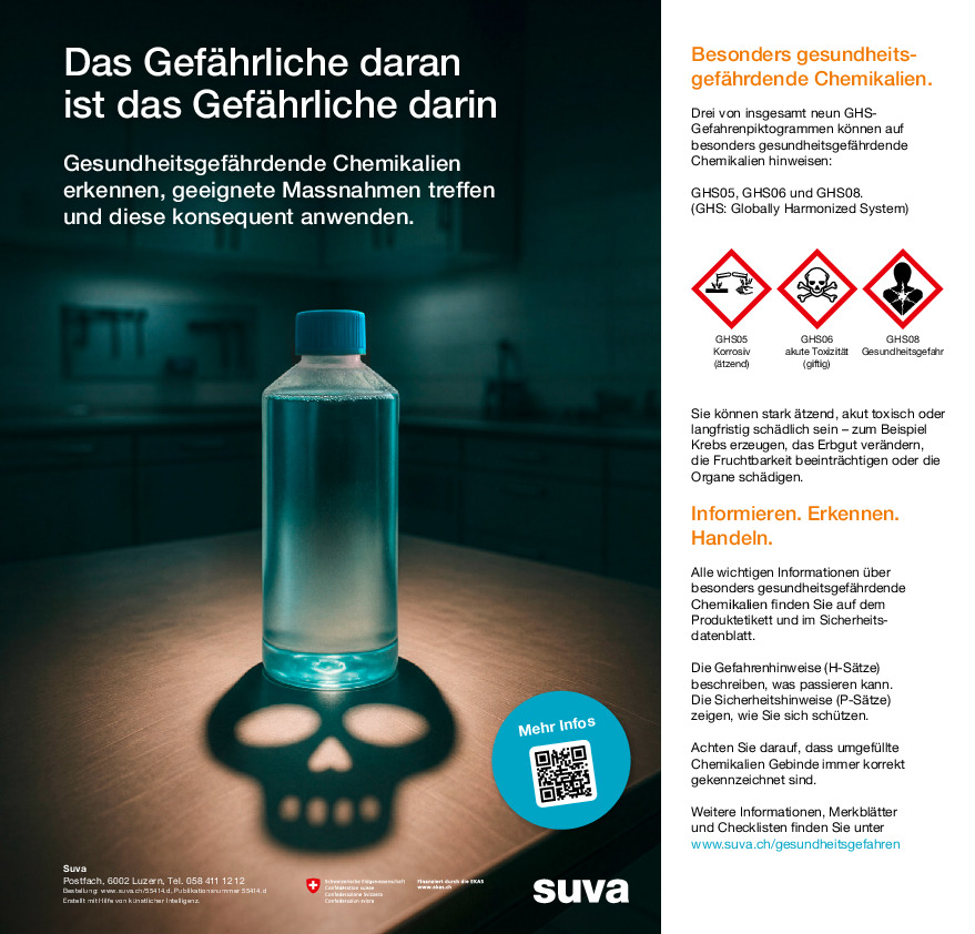 Gesundheitsgefährdende Chemikalien erkennen