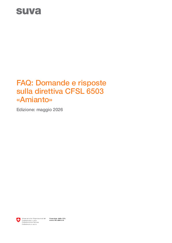 FAQ sulla direttiva CFSL 6503 «Amianto»