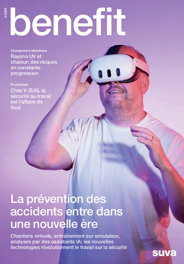 «benefit», le magazine des clients de la Suva, 2/2026