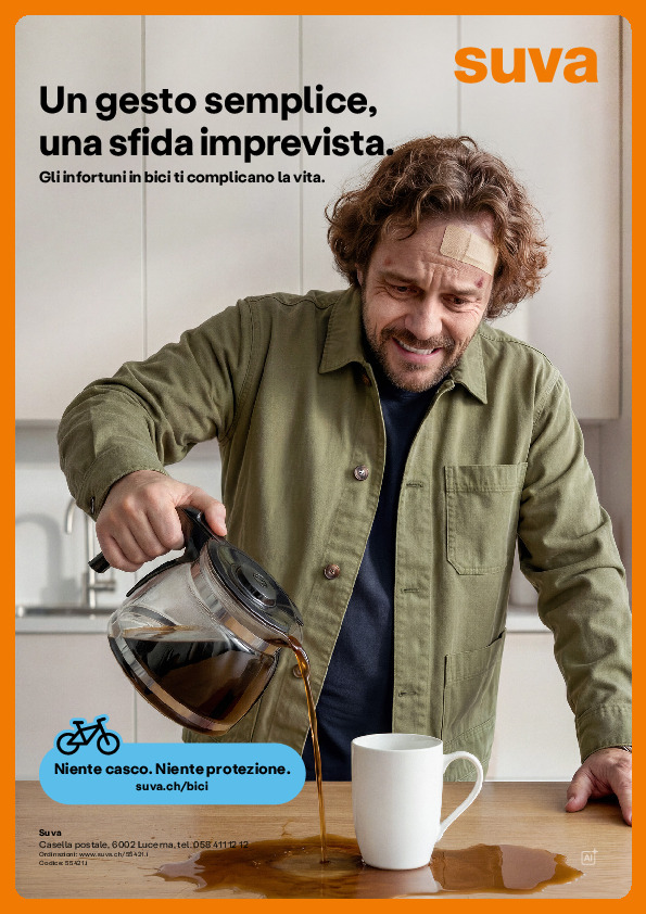 Manifestino Casco per bici