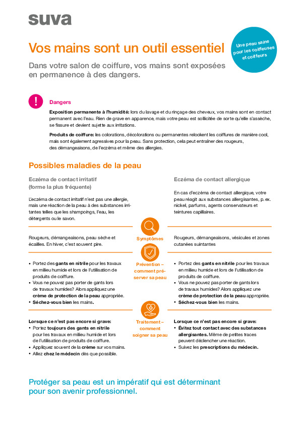 Vos mains sont un outil essentiel