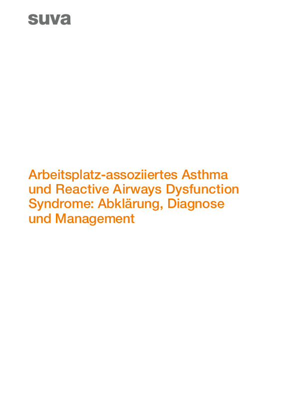 Berufsbedingtes Asthma und RADS
