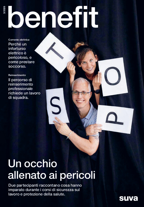 benefit, la rivista per i clienti Suva: 2026, numero 3