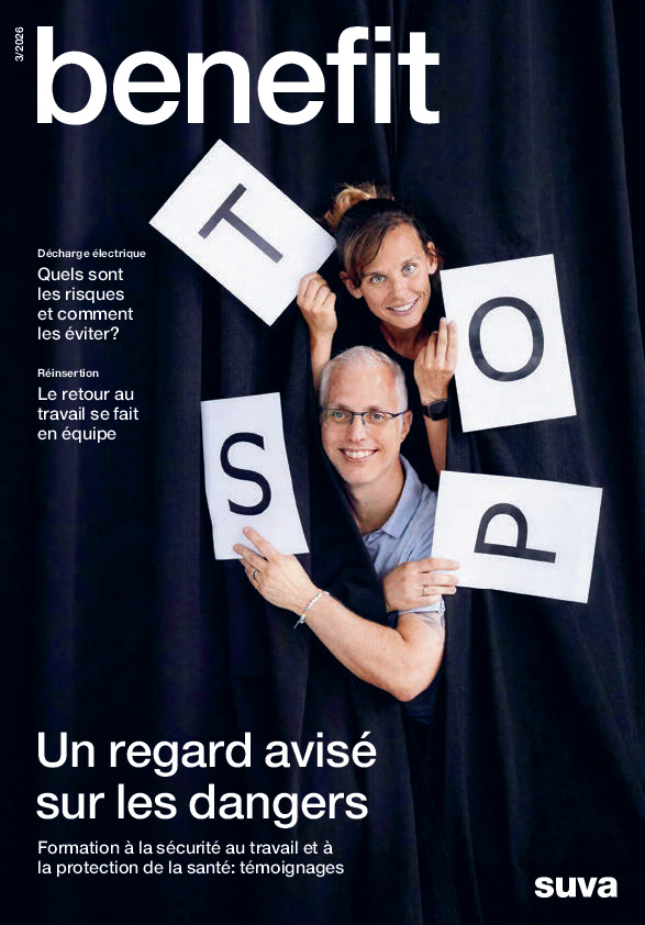 «benefit», le magazine des clients de la Suva, 3/2026