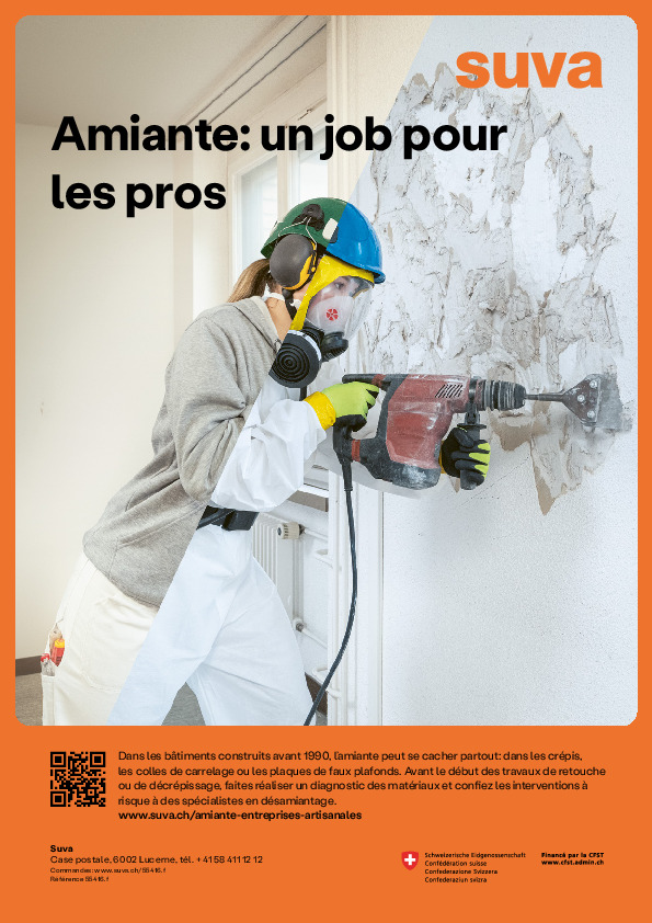 Affichette - Amiante: un job pour les pros