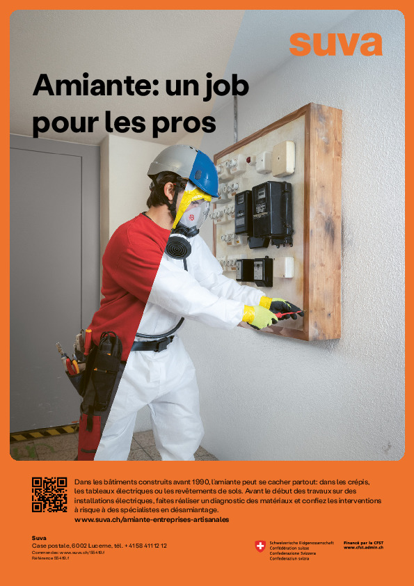 Affichette - Amiante: un job pour les pros