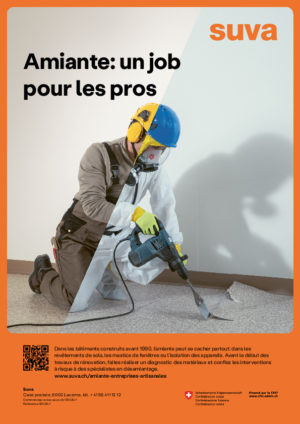 Affichette - Amiante: un job pour les pros